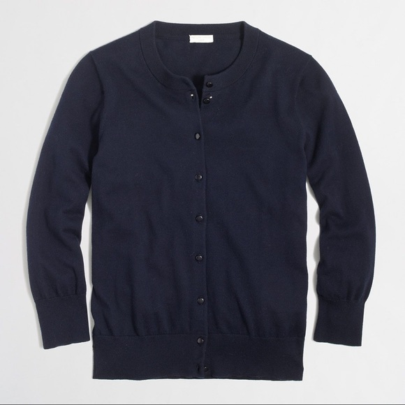 J. Crew Factory Sweaters - J. Crew Factory Navy Clare Cardigan